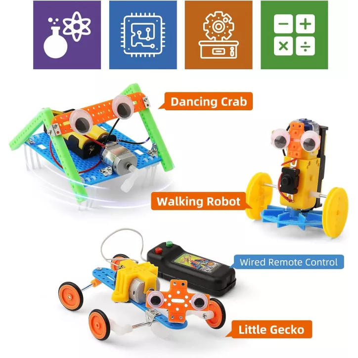 Kit Robotique STEM pour Enfants : Construis, Apprends et Explore ! (6-12 ans)